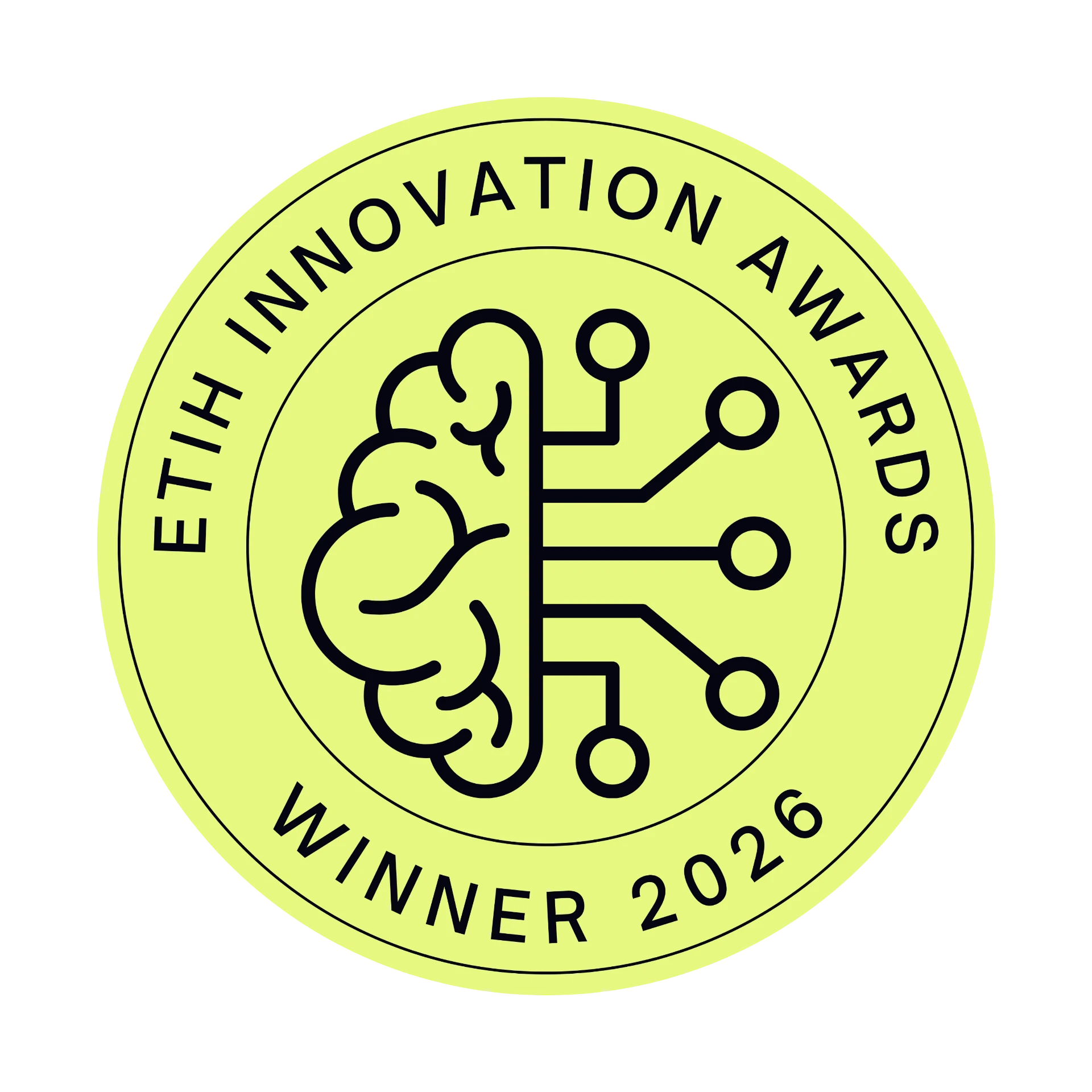 ETIH Innovation Awards Winner 2026 badge